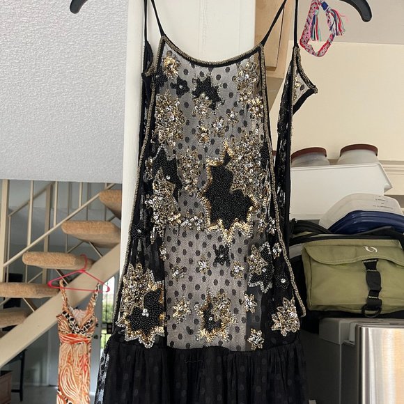 H:ours Sloane Starry Nights maxi dess - Picture 4 of 7